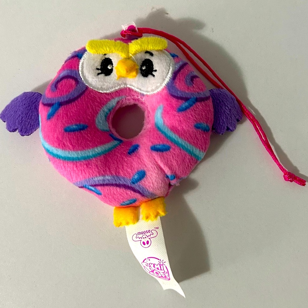 PIKMI POPS DONUT OWL 3" Plush Stuffed Charm